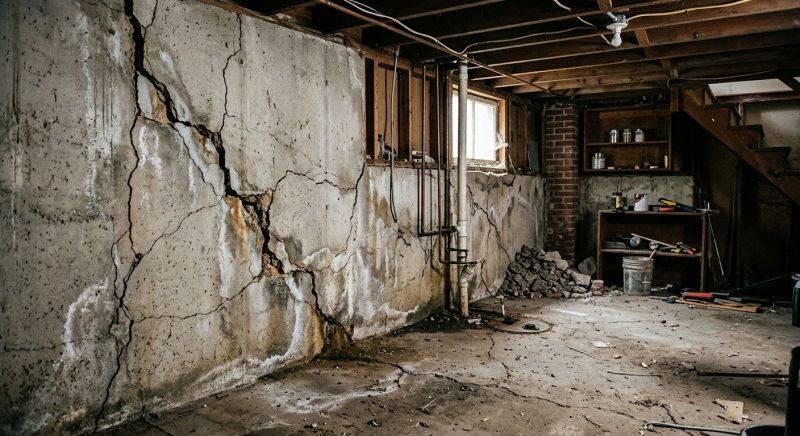 Basement Crack Repair in Bergenfield, NJ