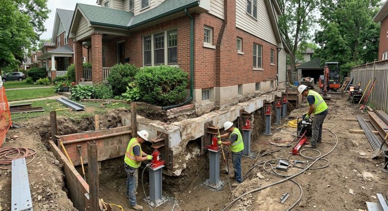 Basement Underpinning in Bergenfield, NJ