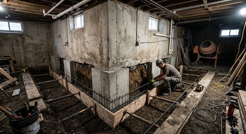 Basement Underpinning in Bergenfield, NJ
