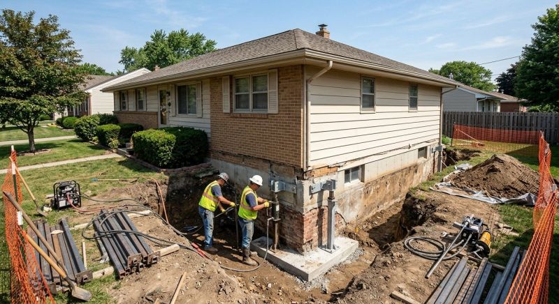 Building Foundation Repair in Bayville, NY