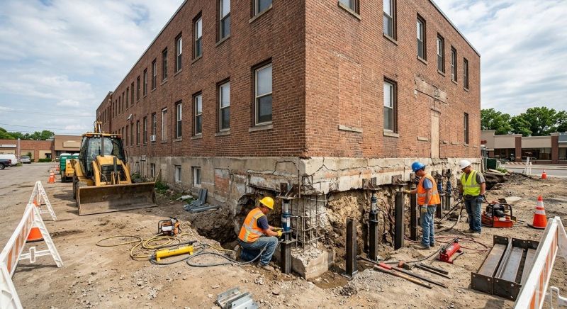 Commercial Foundation Repair in Bergenfield, NJ