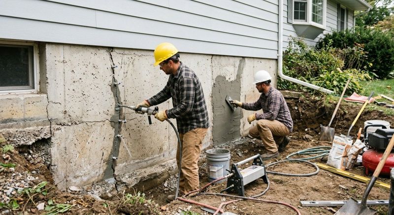 Concrete Foundation Repair in Hillside, NJ