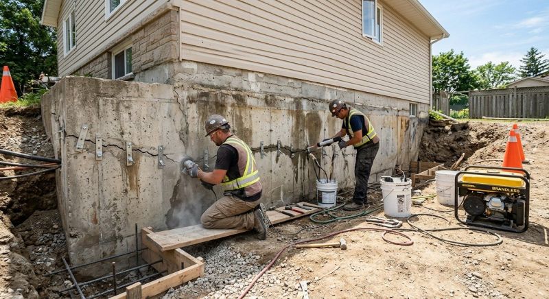 Concrete Foundation Repair in Oakland Gardens, NY
