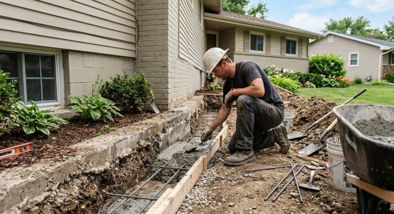 Concrete Foundation Repair in Oyster Bay, NY