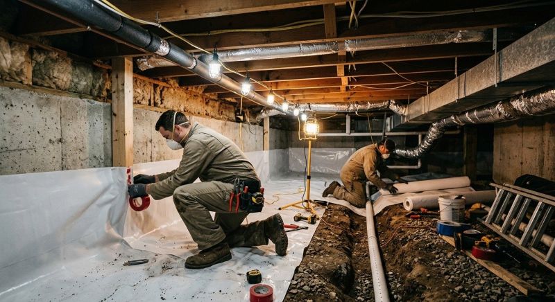 Crawl Space Leveling in Bergenfield, NJ