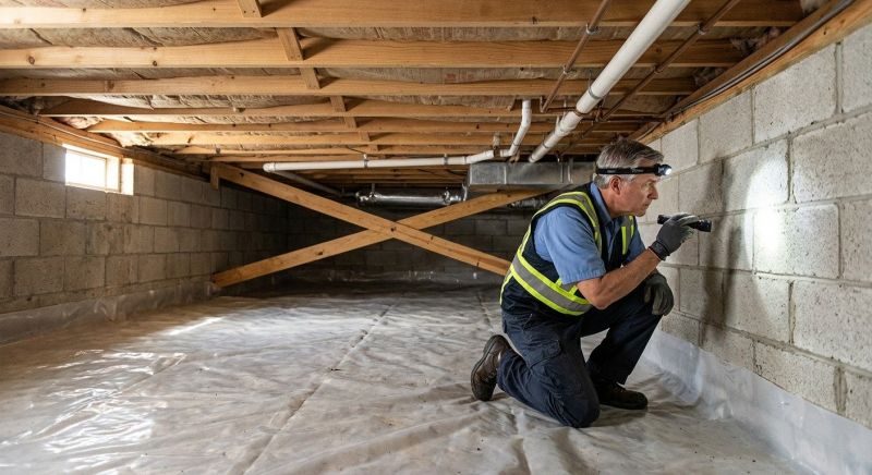 Crawl Space Leveling in Bergenfield, NJ