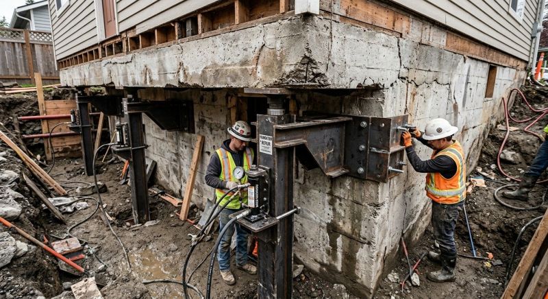 Foundation Lifting in Mamaroneck, NY
