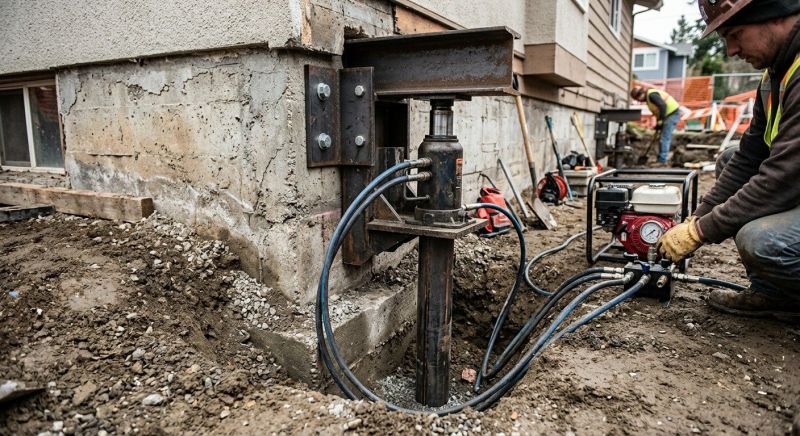 Foundation Lifting in Montrose, NY