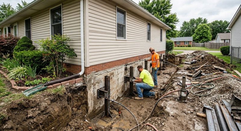 Foundation Stabilizing in Florham Park, NJ