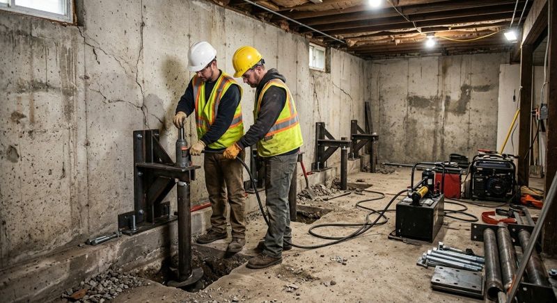 Foundation Stabilizing in Glen Rock, NJ