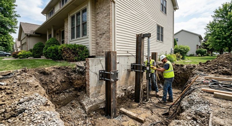 Foundation Underpinning in Bergenfield, NJ