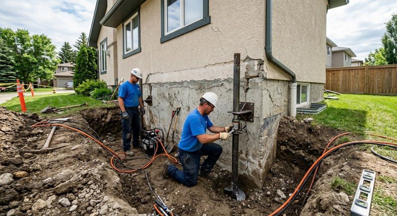 Helical Piers Installation in Bergenfield, NJ