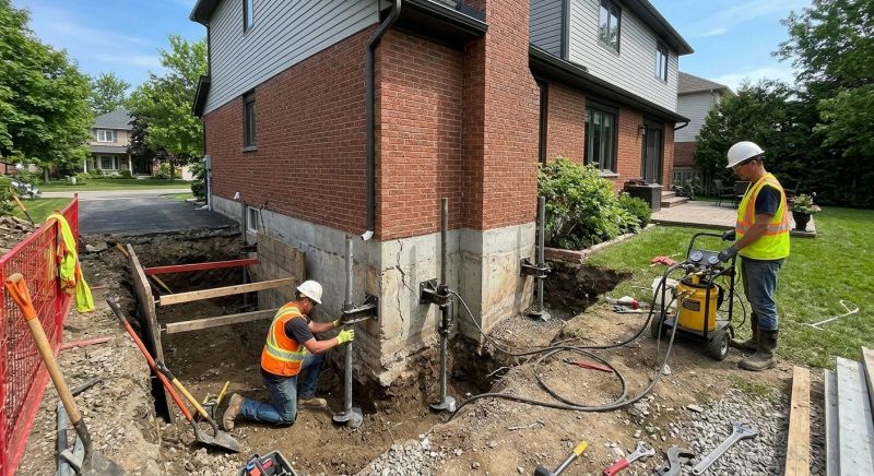 House Underpinning in Bergenfield, NJ