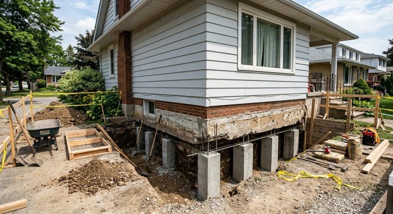 House Underpinning in Bergenfield, NJ
