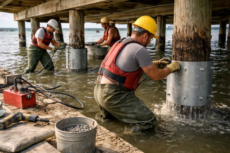 Piling Repair in Oyster Bay, NY