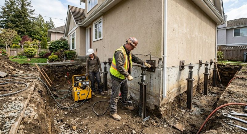 Sinking Foundation Repair in Bronx, NY