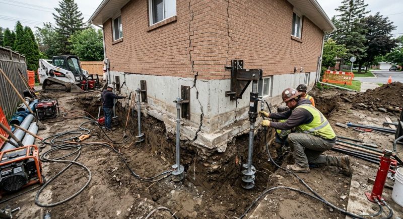 Sinking Foundation Repair in Flushing, NY