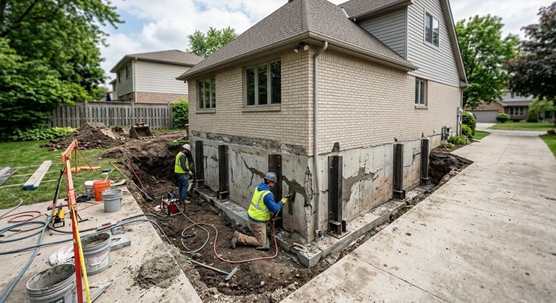 Sinking Foundation Repair in Glen Cove, NY