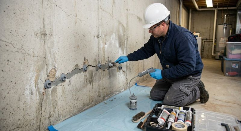 Structural Crack Repair in Bergenfield, NJ