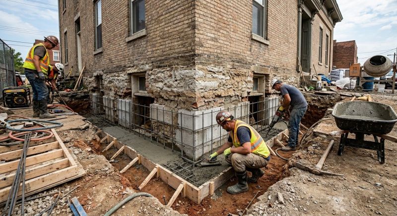 Structural Underpinning in Bergenfield, NJ