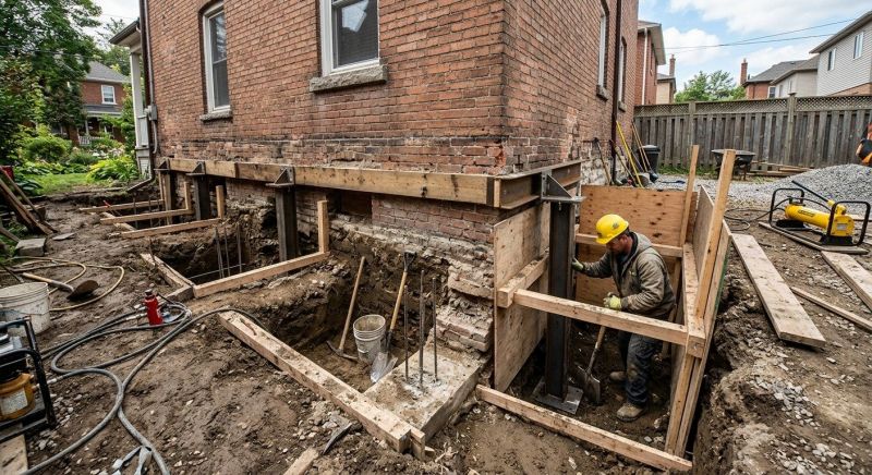 Underpinning Repair in Bergenfield, NJ